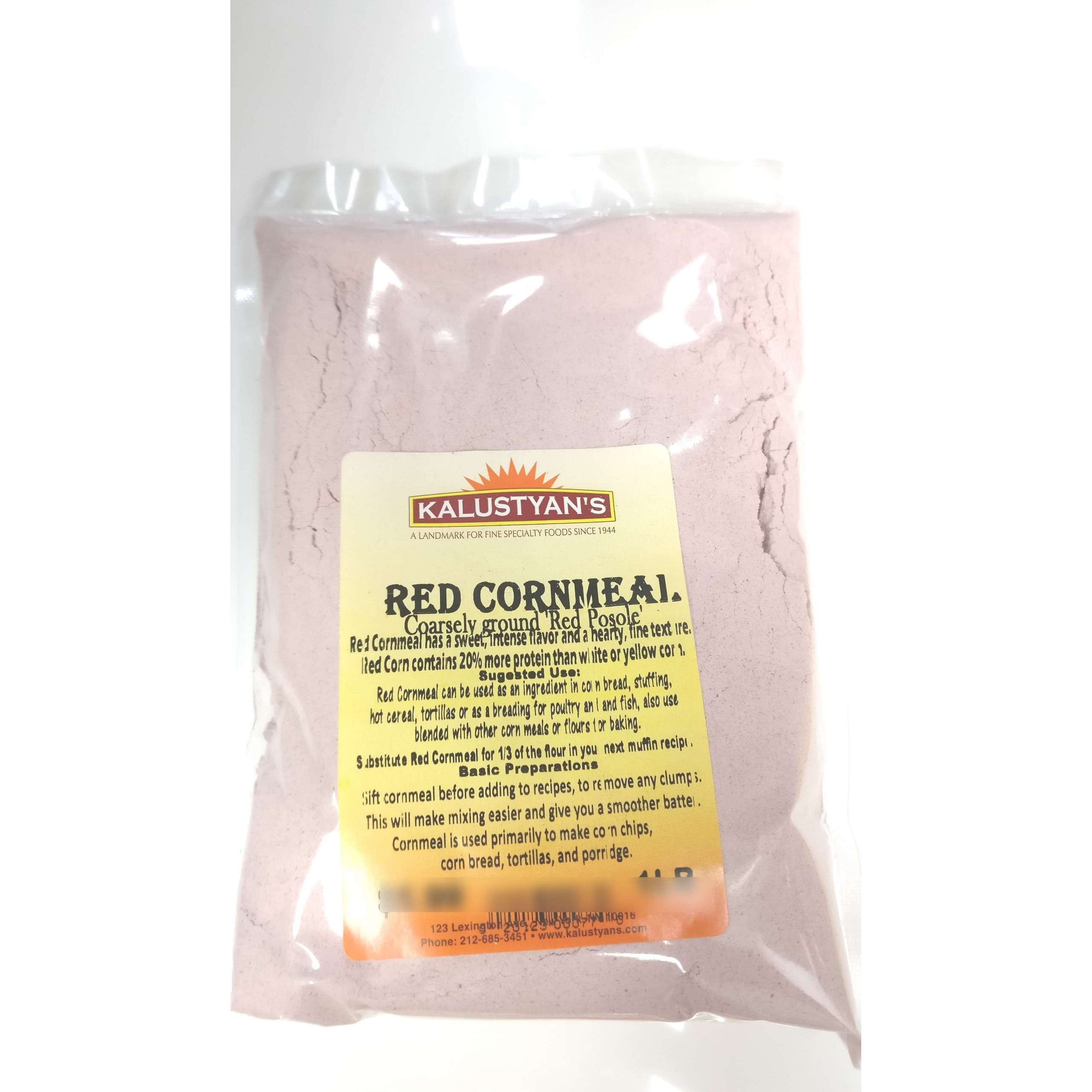 KALUSTYANS RED CORNMEAL 1 Lbs
