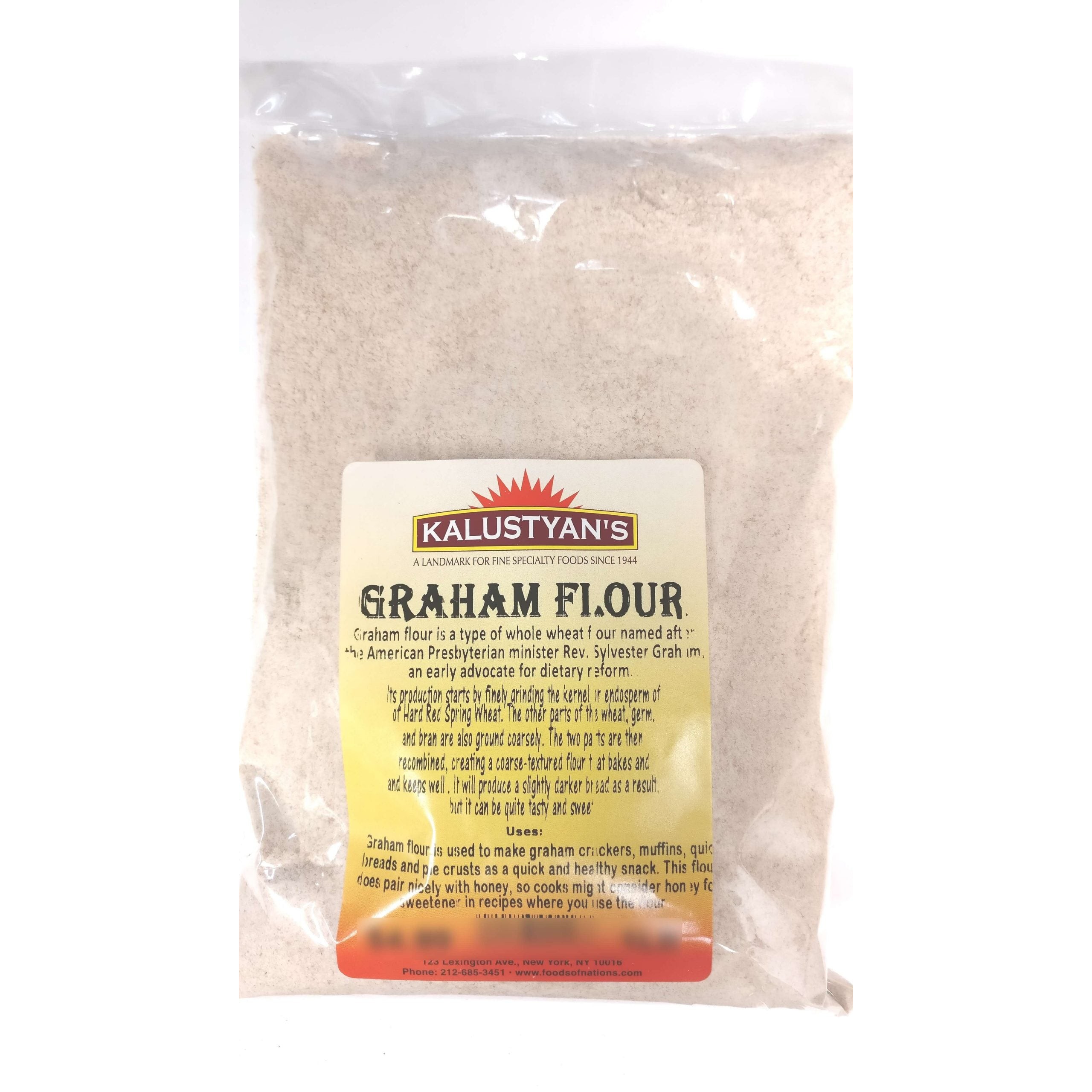 KALUSTYANS GRAHAM FLOUR 1 Lbs