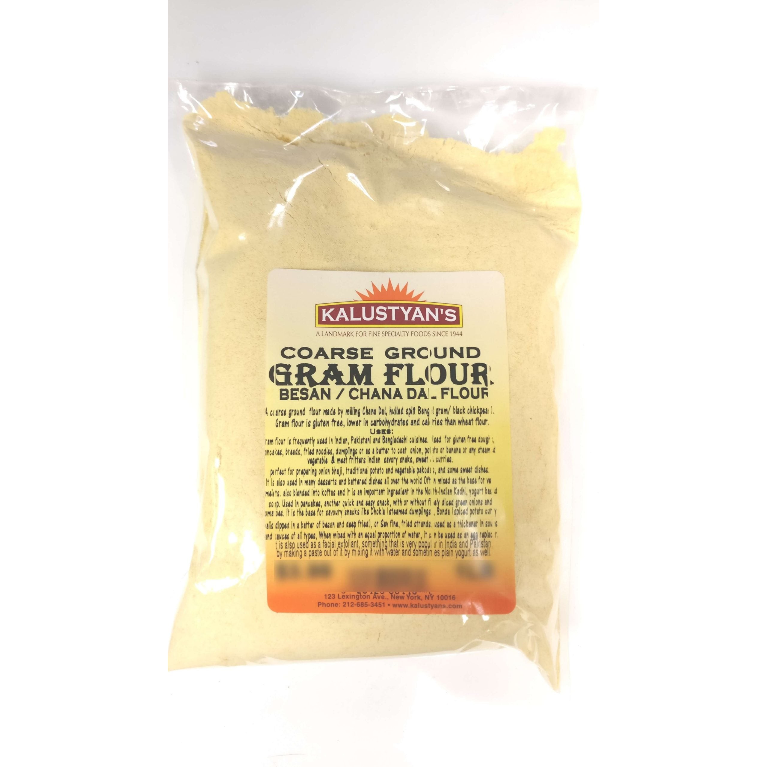 KALUSTYANS COARSE GROUND GRAM FLOUR 1 Lbs