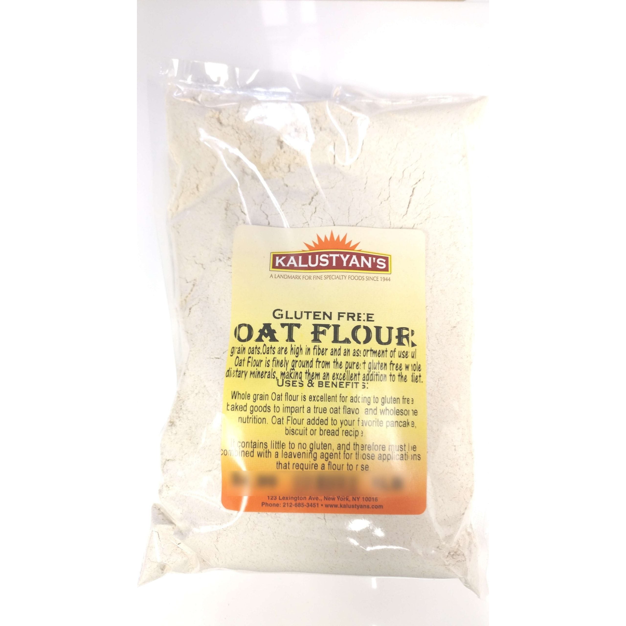 KALUSTYANS GLUTEN FREE OAT FLOUR F 1 Lbs