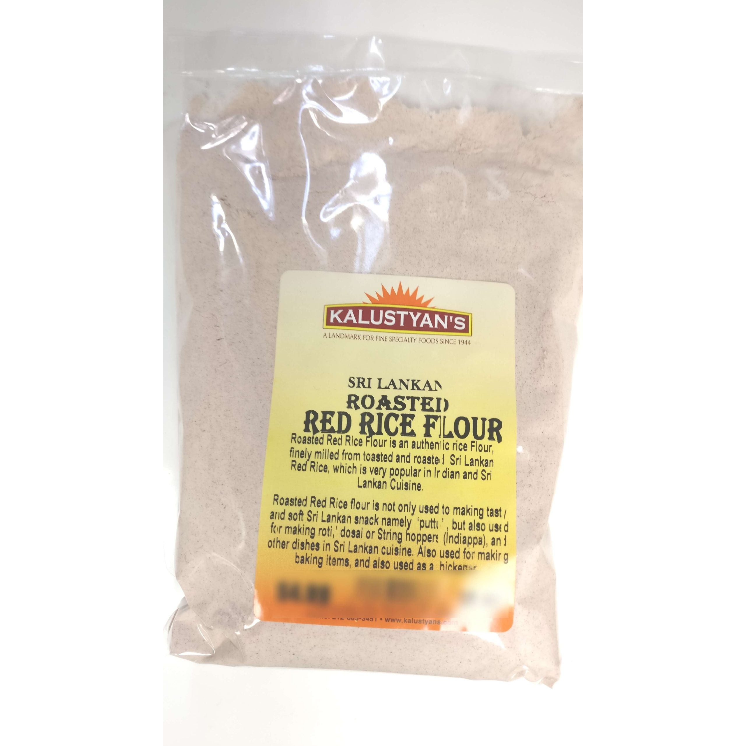 KALUSTYANS SRI LANKAN ROASTED RED RICE FLO 1 Lbs