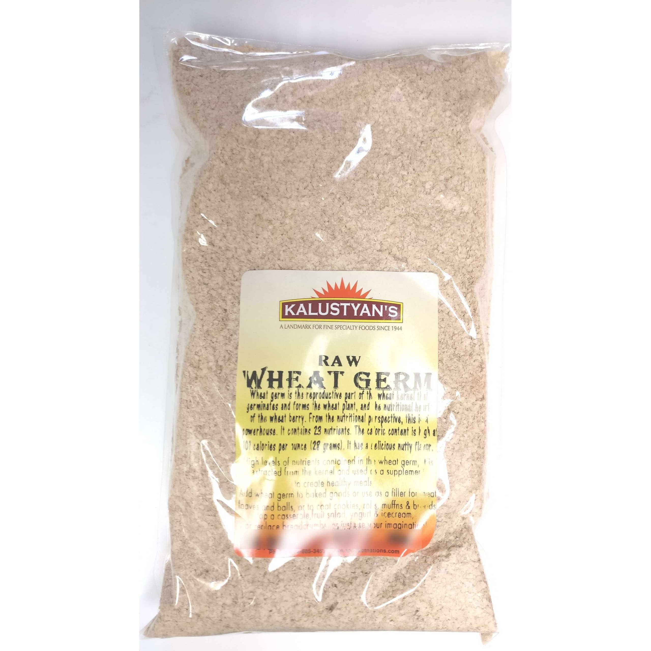 KALUSTYANS RAW WHEAT GERM 1 Lbs