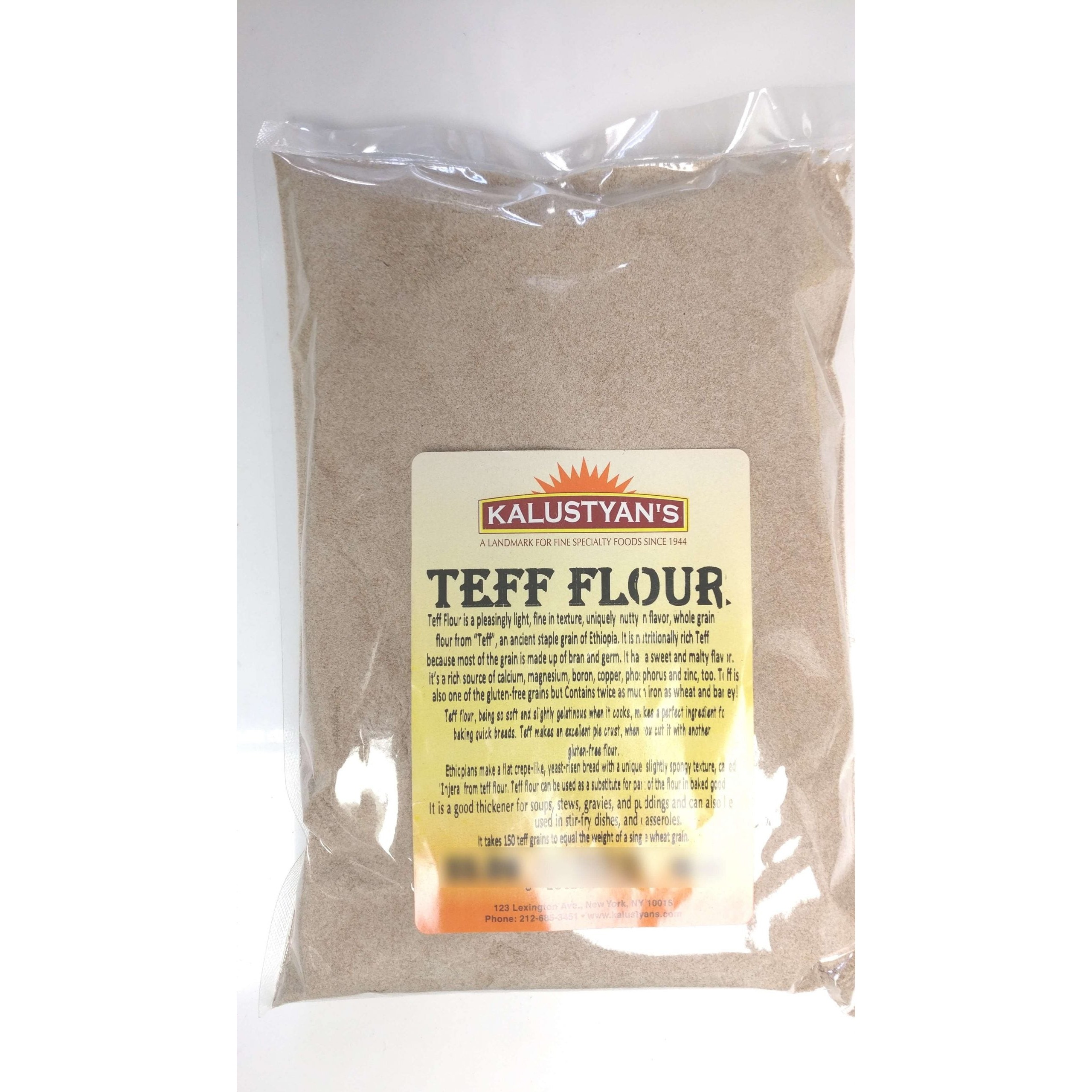 KALUSTYANS TEFF FLOUR 2 Lbs