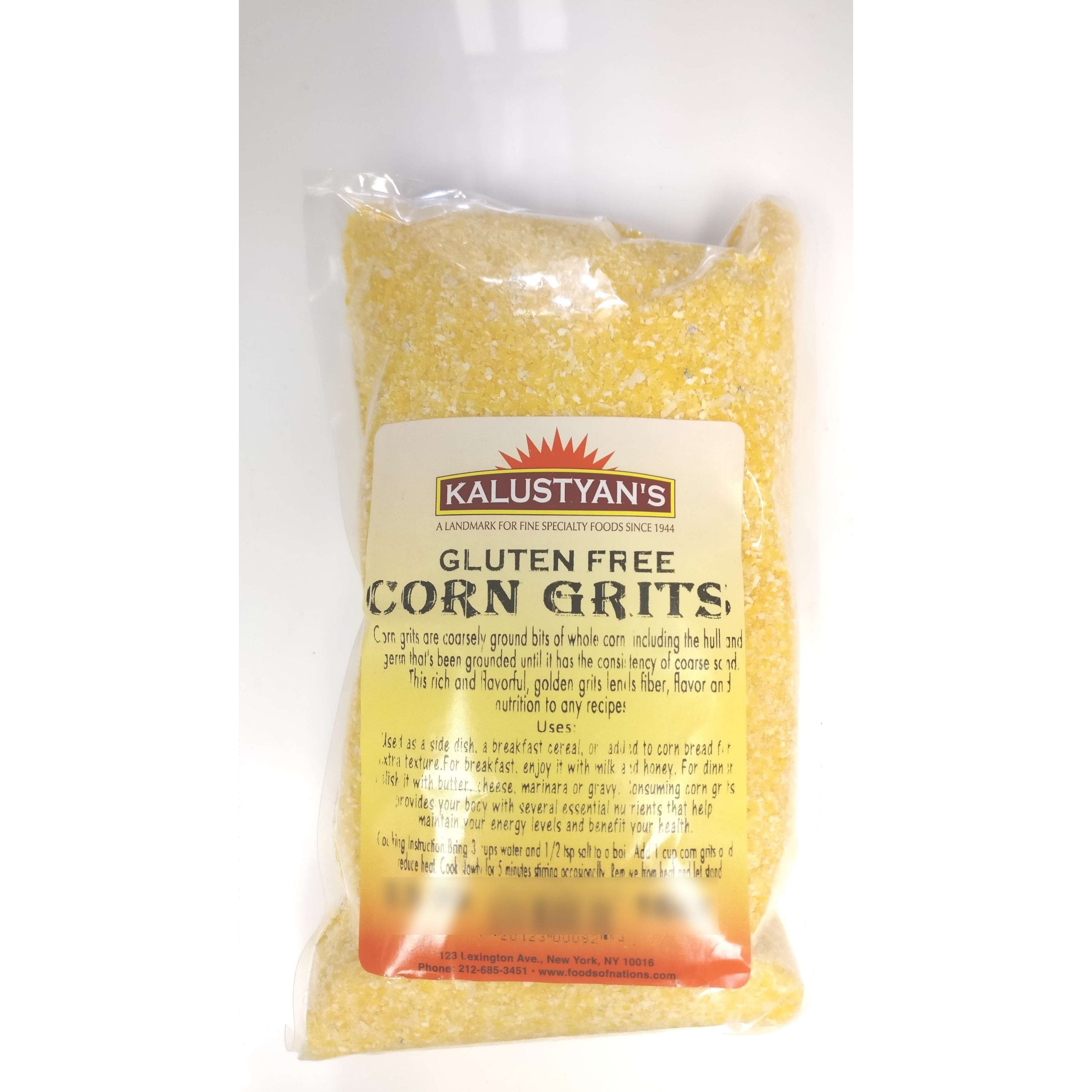 KALUSTYANS PIMA CORN GRITS 1 Lbs