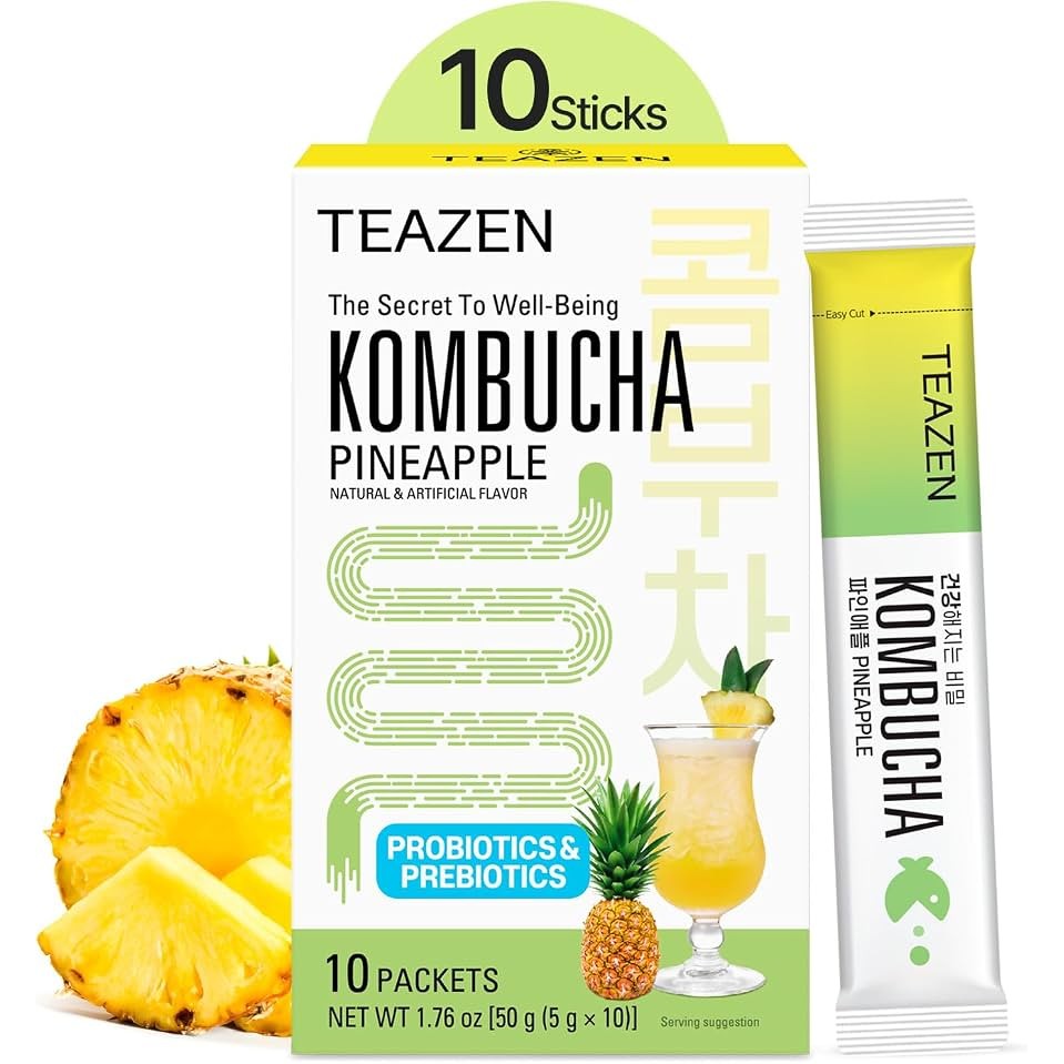 Teazen Kombucha Tea, Zero Sugar 1.76 OZ