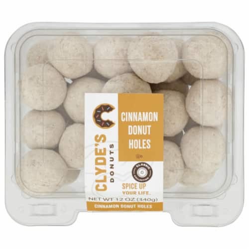 DONUT HOLES CINNAMON                     12 OZ