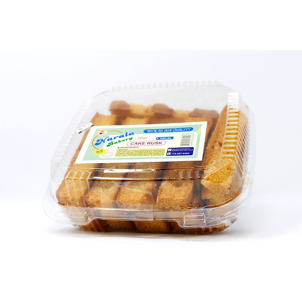NARALA BAKERY TEA RUSK 6 OZ