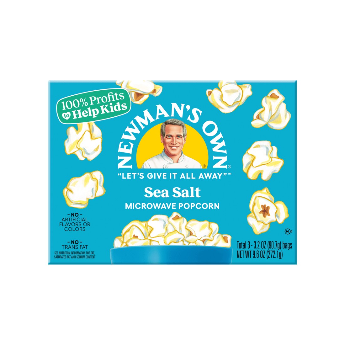 NEWMANS MICROWAVE POPCORN 1 PACK