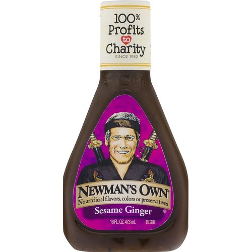 NEWMANS OWN LOW FAT SEASAME GINGER 16 OZ