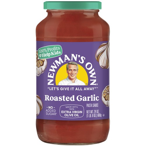 NEWMANS OWN RST GARLC SC 24 OZ