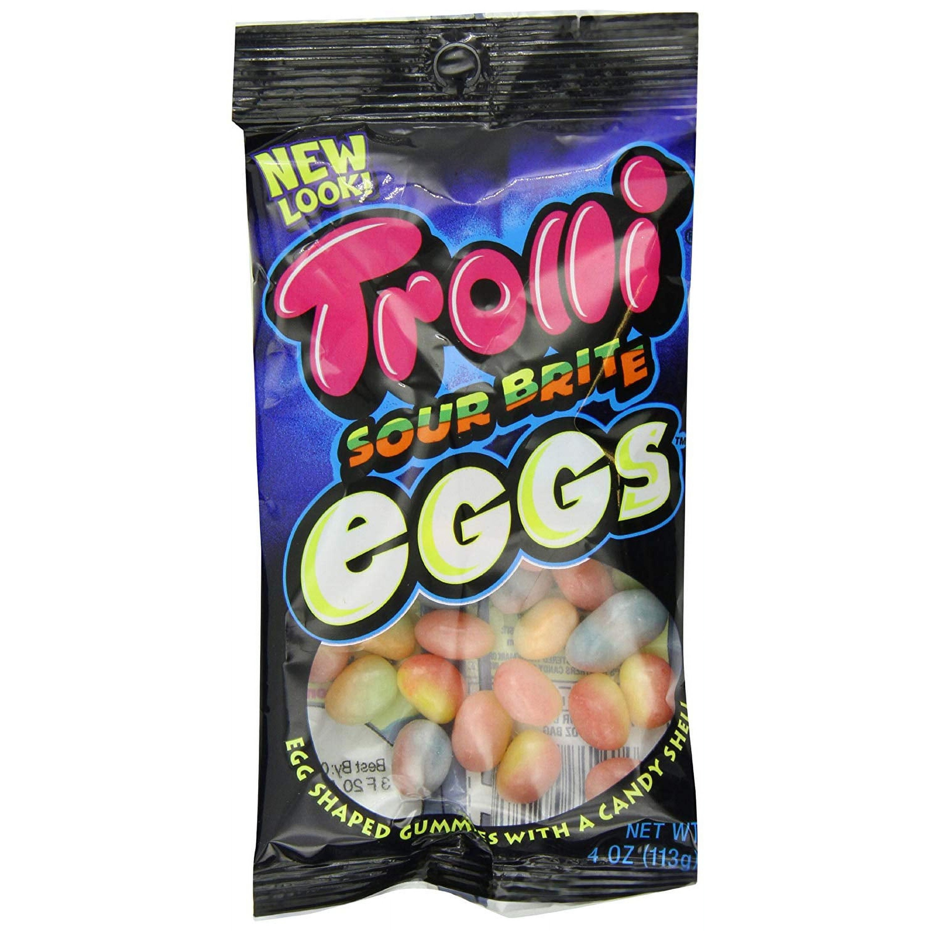 Trolli Sour Brite Eggs Candy 4 OZ
