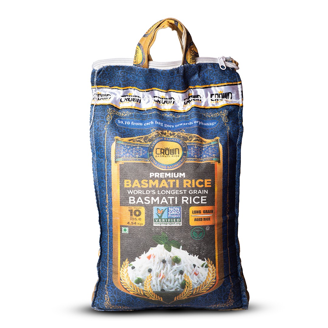SUMS CROWN EVERYDAY BASMATI RICE 10 LBS