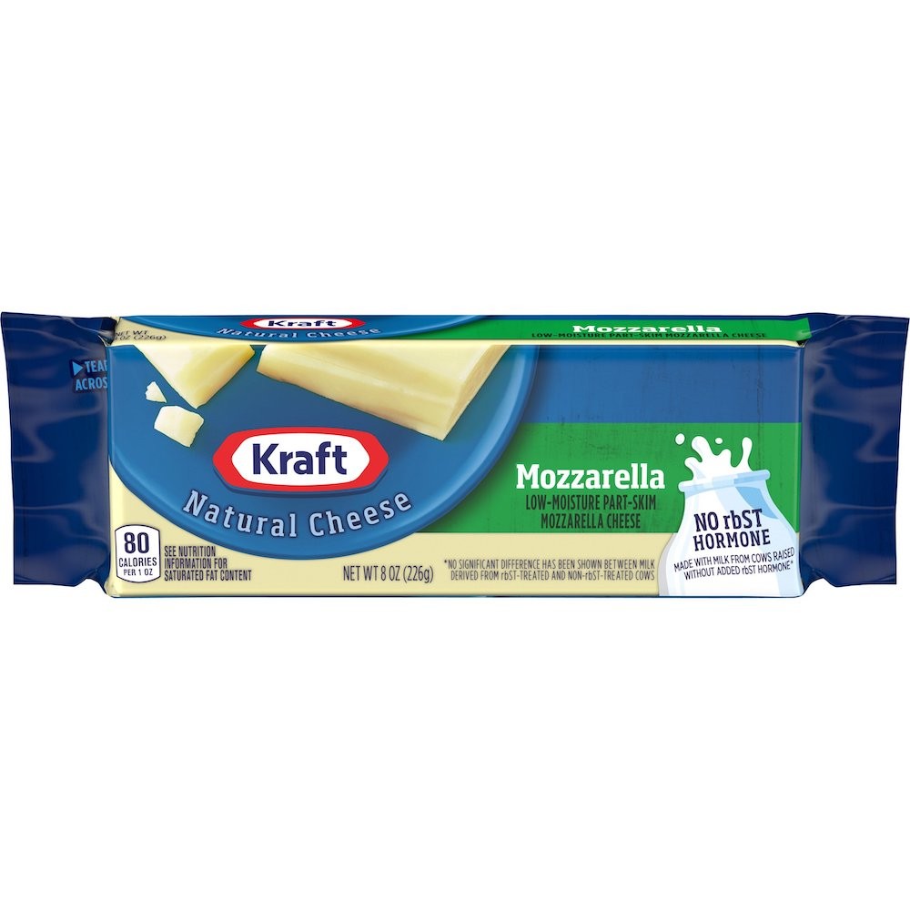 KRAFT MOZZARELLA CHUNK CHEESE 8 OZ