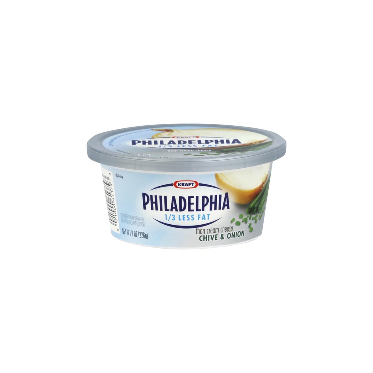 Philadelphia Chive And Onion Cream Cheese 0.5 Lbs