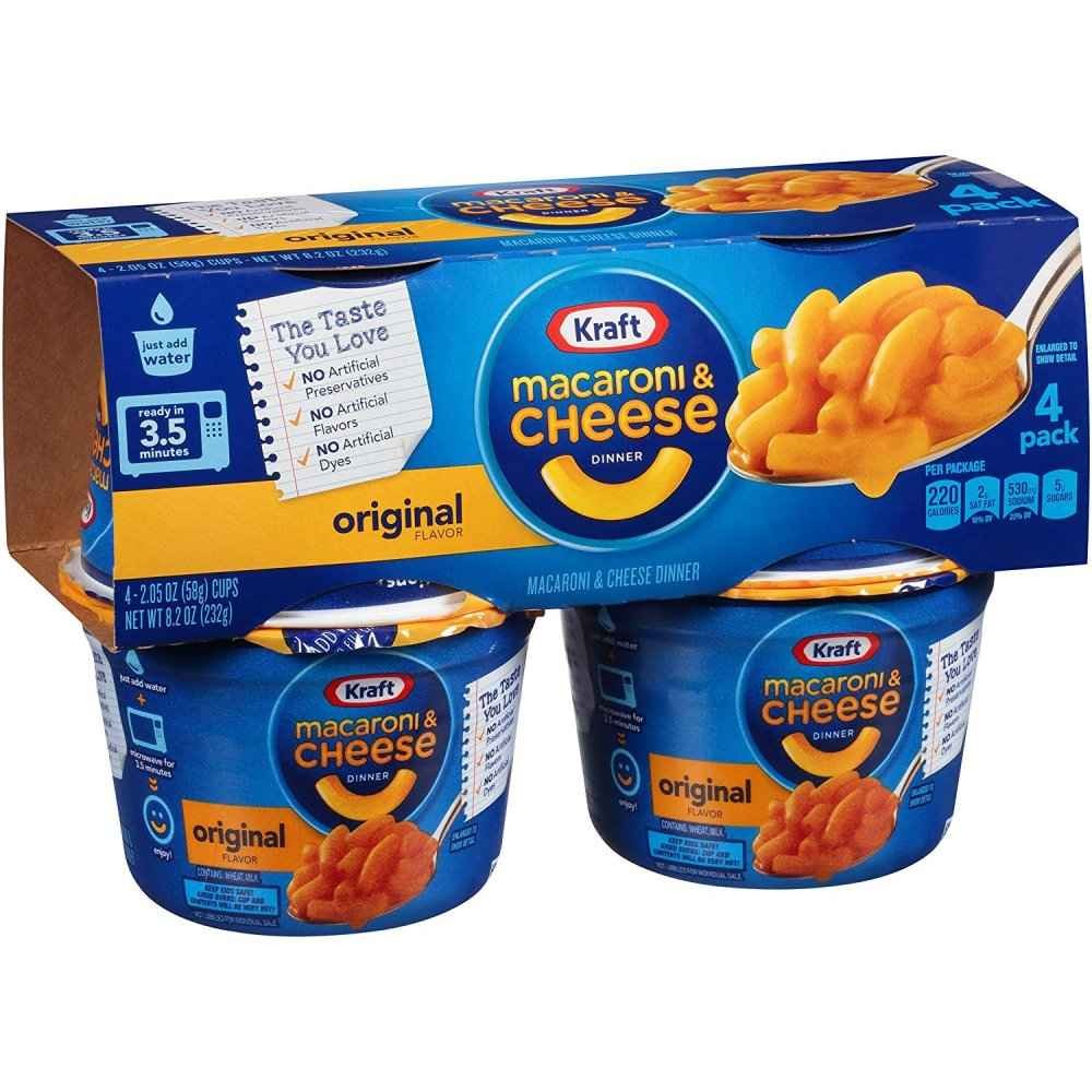 Kraft Easy Mac Cups 4 COUNT