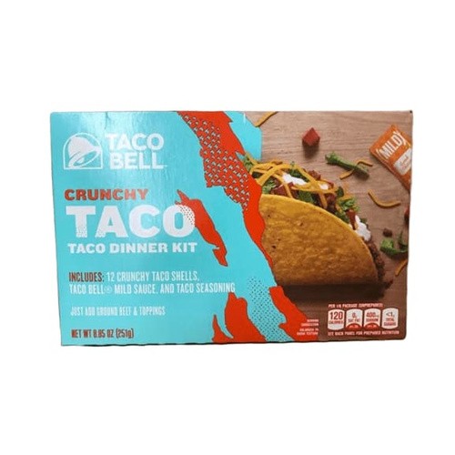 TACO BELL TACO DINNE 8 OZ
