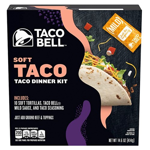TACO BELL SOFT TACO 14 OZ