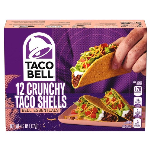 TACO BELL TACO SHELLS 12 COUNT