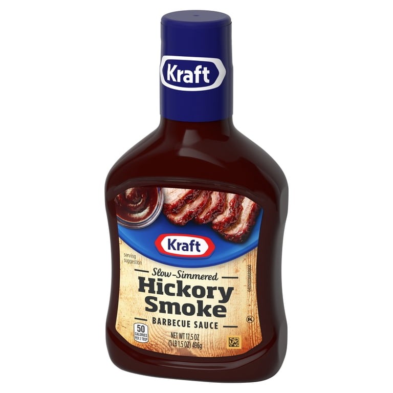 KRAFT BBQ SAUCE HICKORY SMOKE 17.5 OZ
