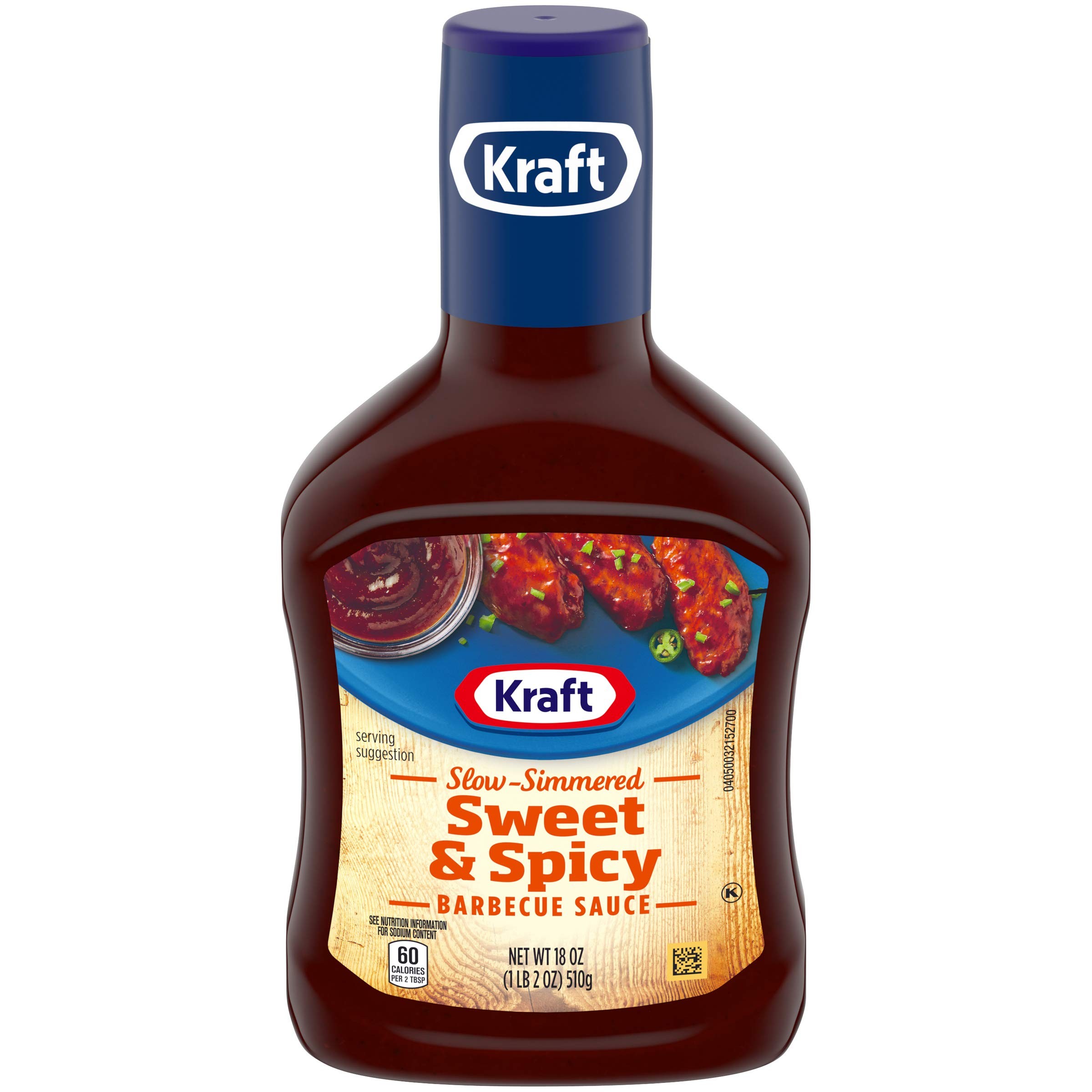 Kraft Sweet & Spicy Slow Simmered Barbecue BBQ Sauce Bottle 18 OZ