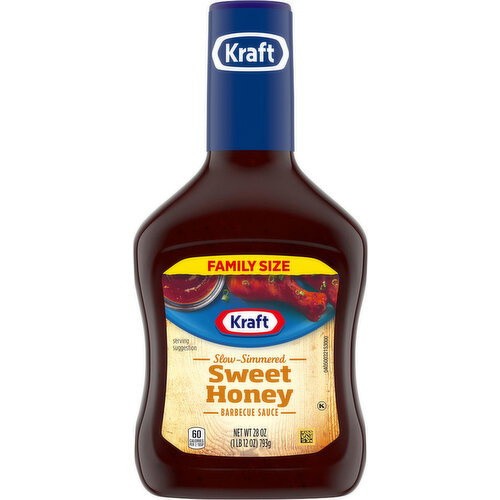 KRFT BBQ SC HONEY 28 OZ