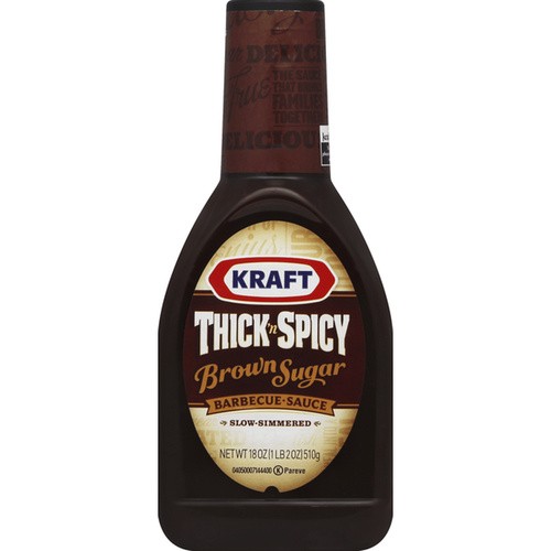 KRFT BBQ SPICY BRWN 18 OZ