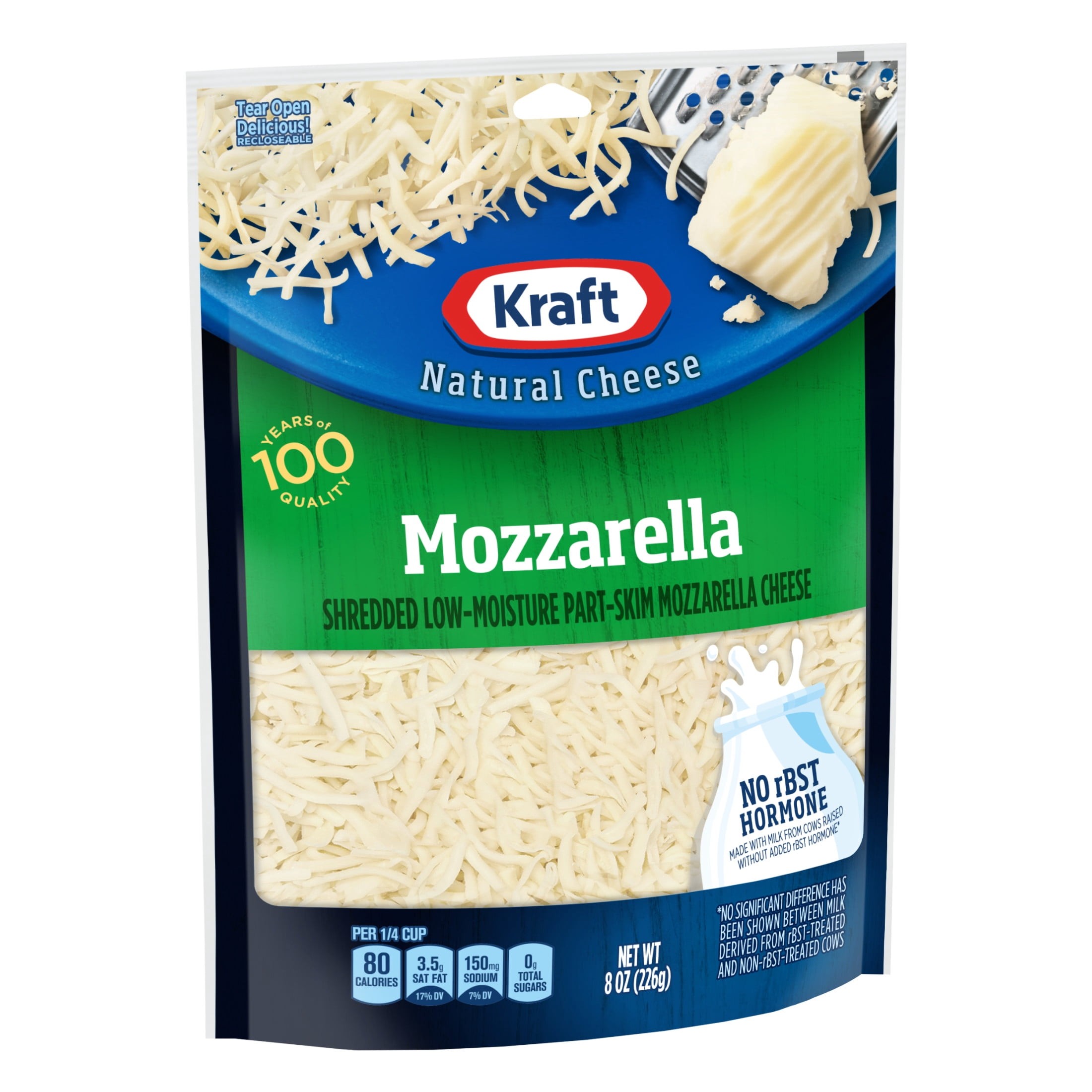 KRAFT SHREDDED MOZZARELLA CHEESE 0.5 Lbs
