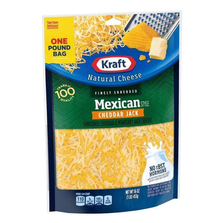 KRAFT SHREDDED MEXICAN CHEDDAR JACK 8 OZ