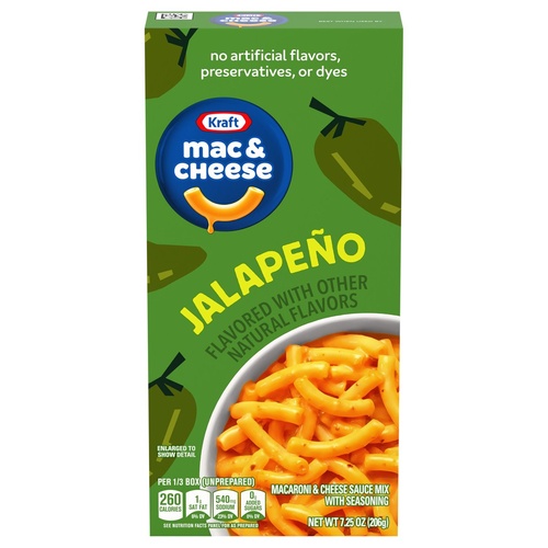 KRAFT MAC&CHEESE JALAPENO                7.25 OZ