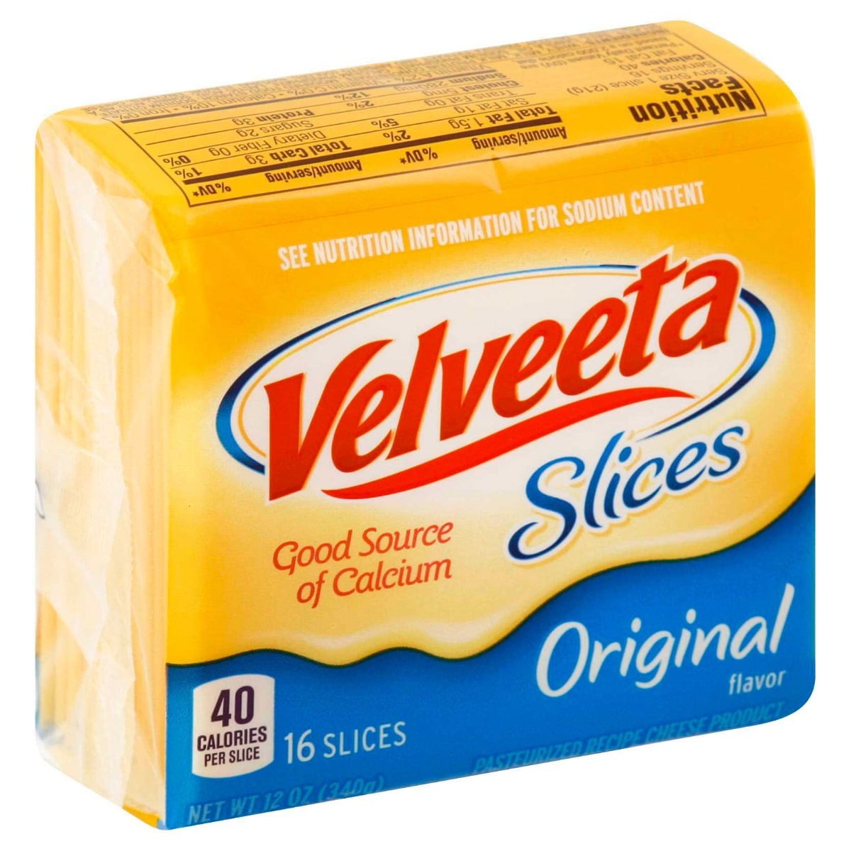 VELVEETA SINGLE SLICED 12 OZ