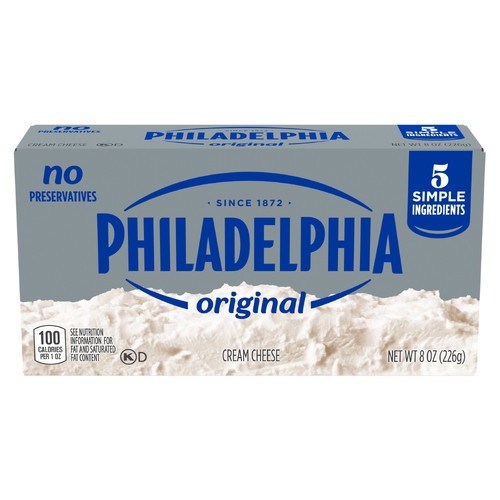 KRAFT PHILLY CREAM CHEESE ORIGINAL 8 OZ
