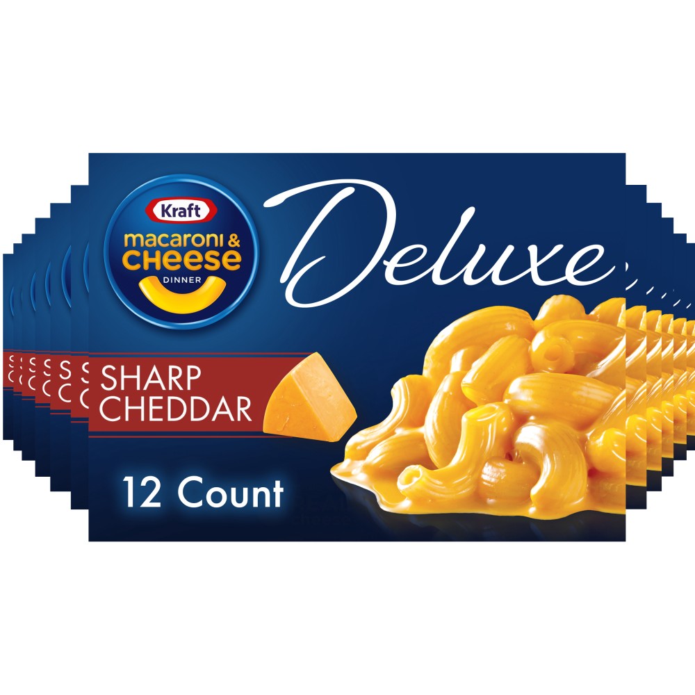 Kraft Deluxe Sharp Cheddar Macaroni & Cheese 14 OZ