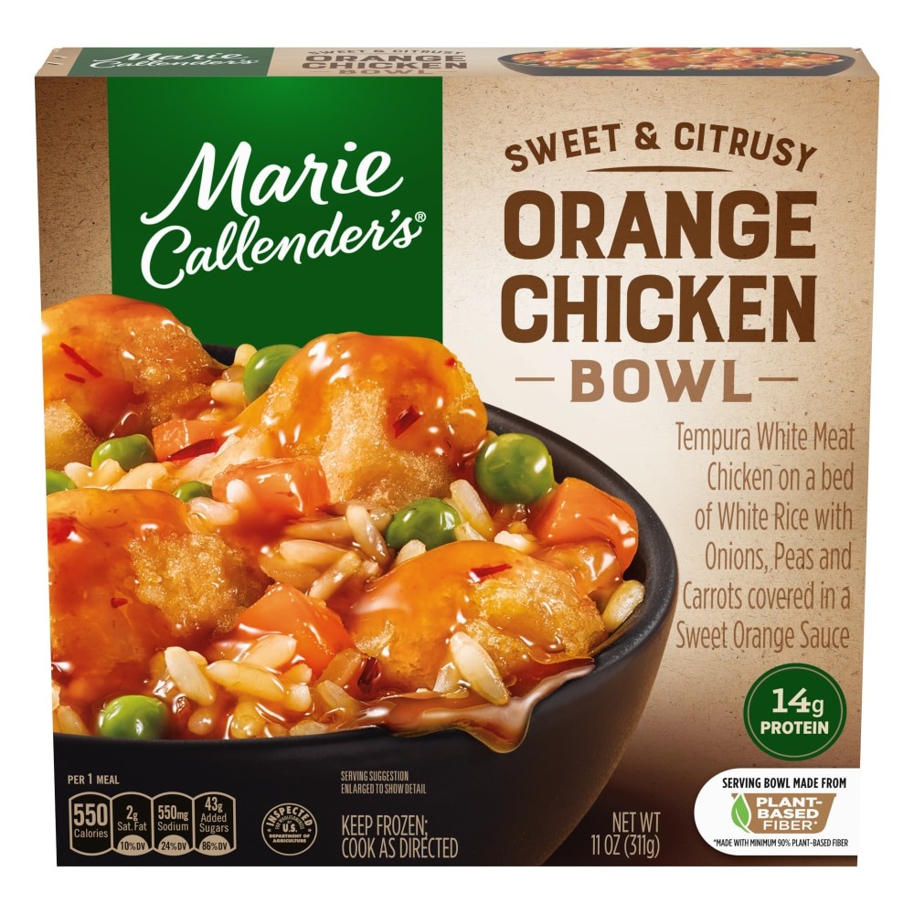 Marie Callender Orange Chicken Bowl 11 Oz