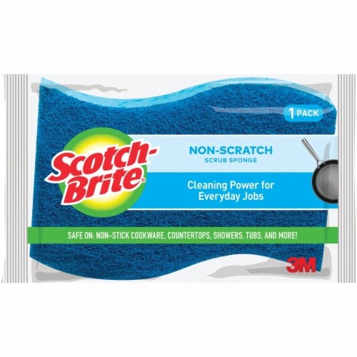 SCOTCH BRITE NON SCRATCH SPONGE 1 COUNT