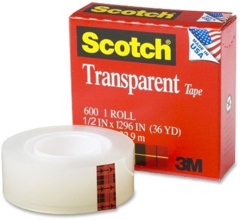 Scotch Tape 1/2 Inch 1 EACH