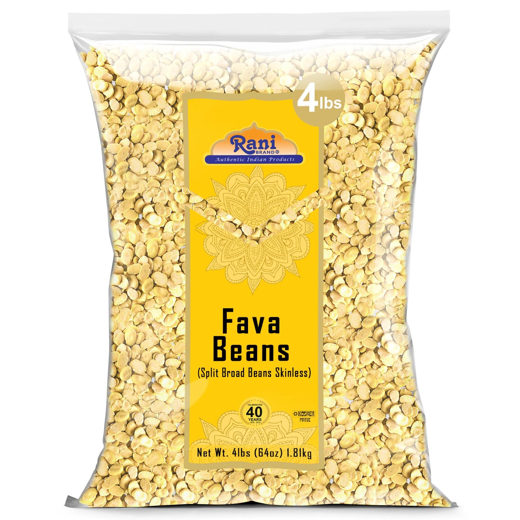 FAVA BEANS 4 LBS