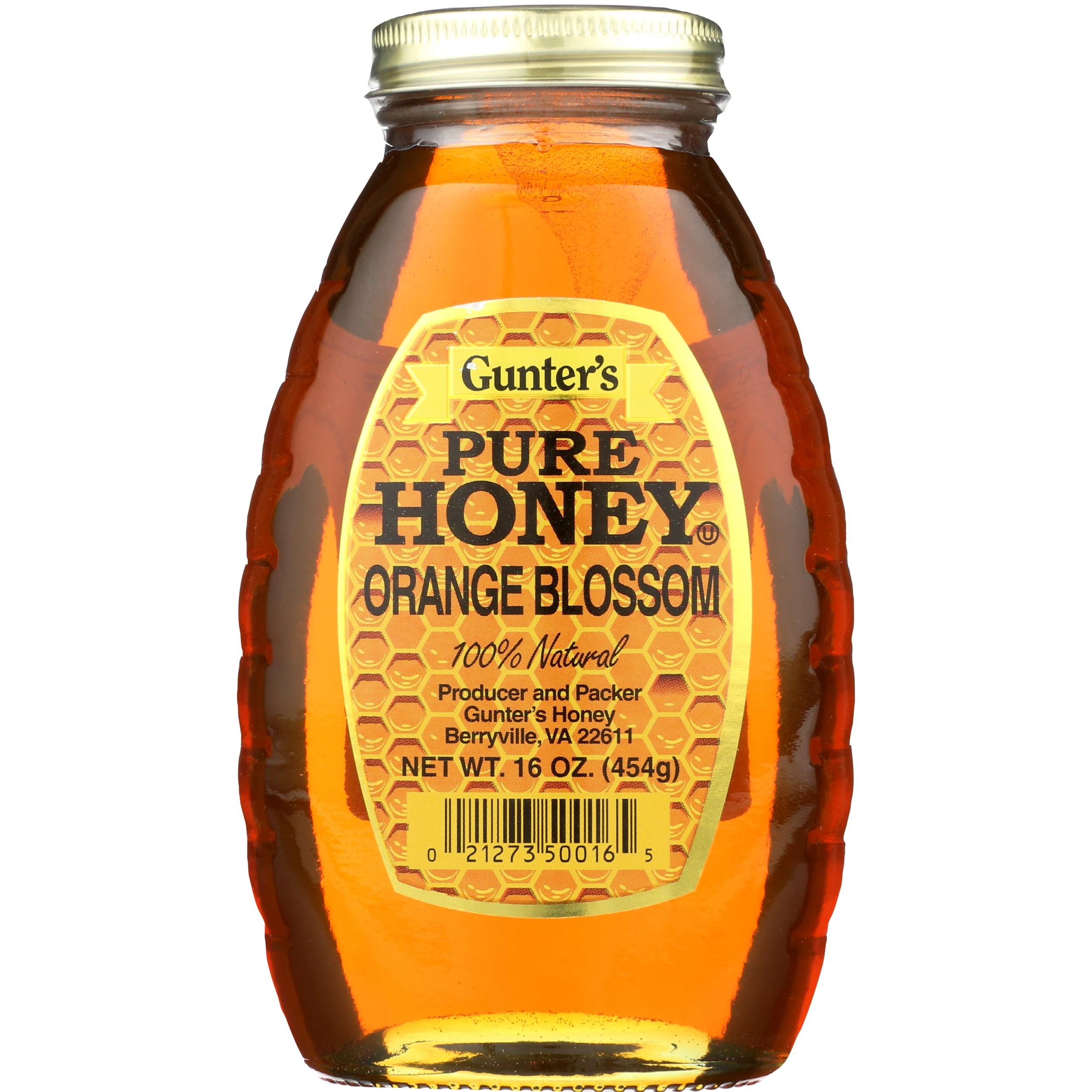 GUNTERS PURE HONEY ORANGE BLOSSOM 1 Lbs