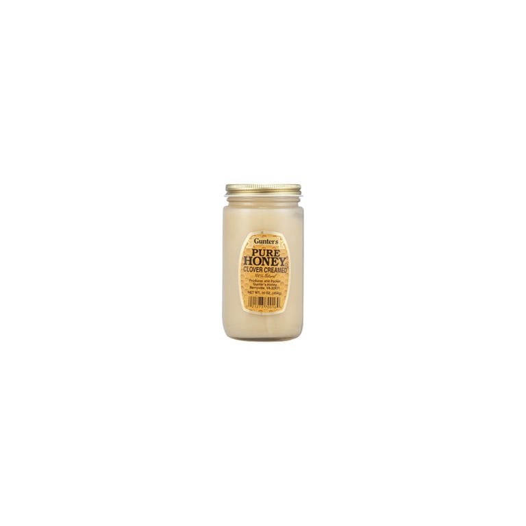 GUNTERS PURE CLOVER CREAMED HONEY 1 Lbs