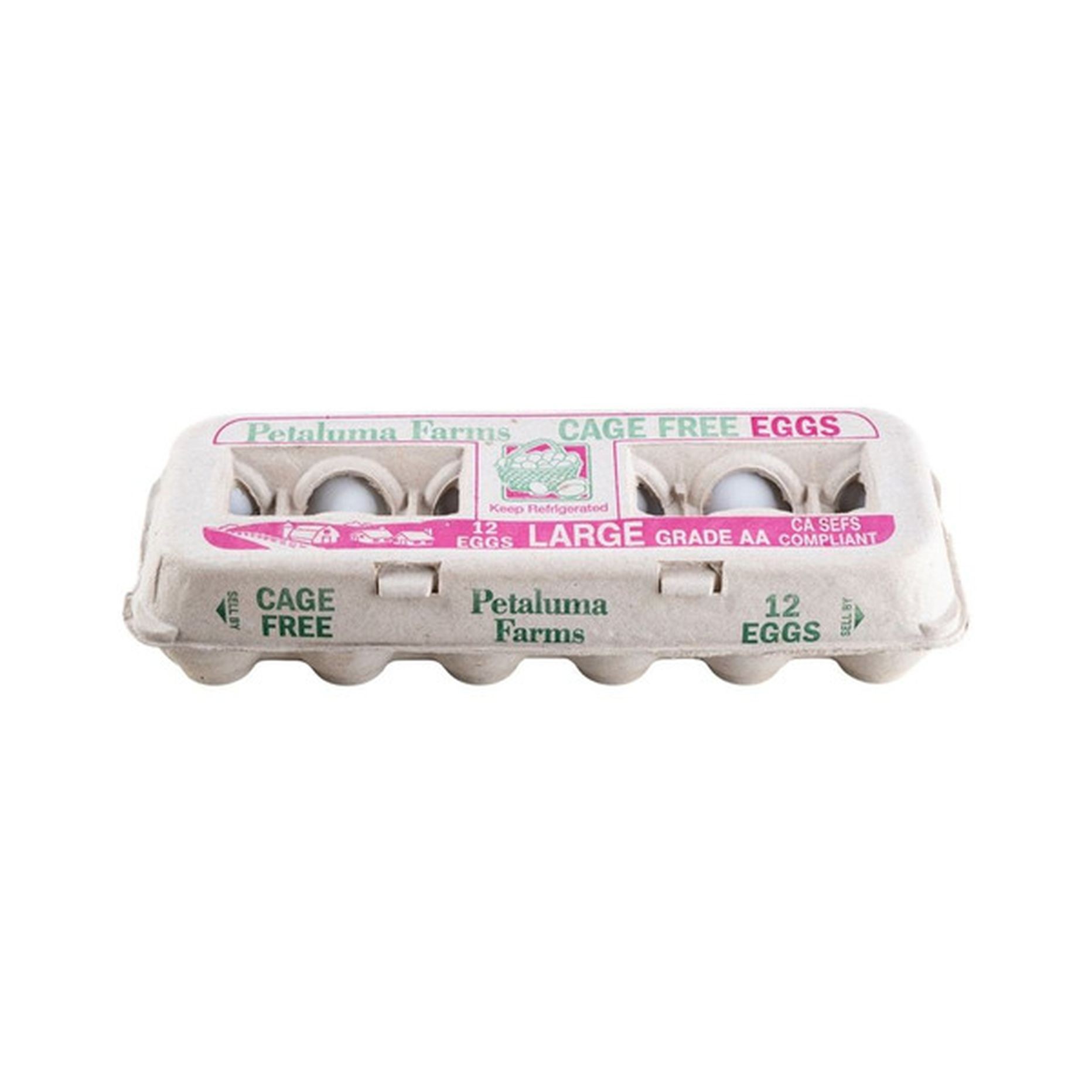 Petaluma Farms Large Grade AA Eggs 1 DOZEN
