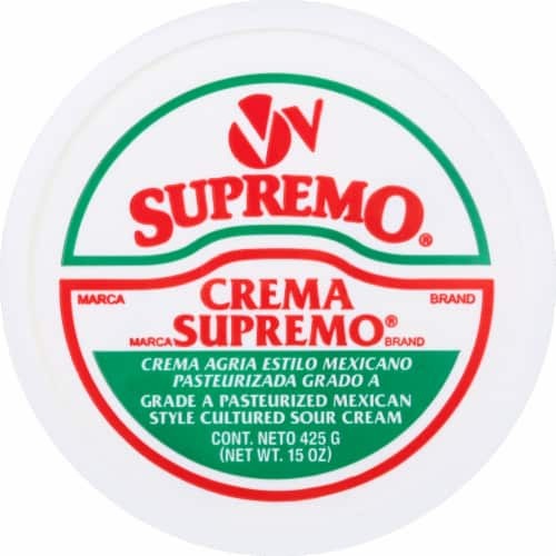 V&V SUPREMO CREMA SOUR CREAM 15 OZ