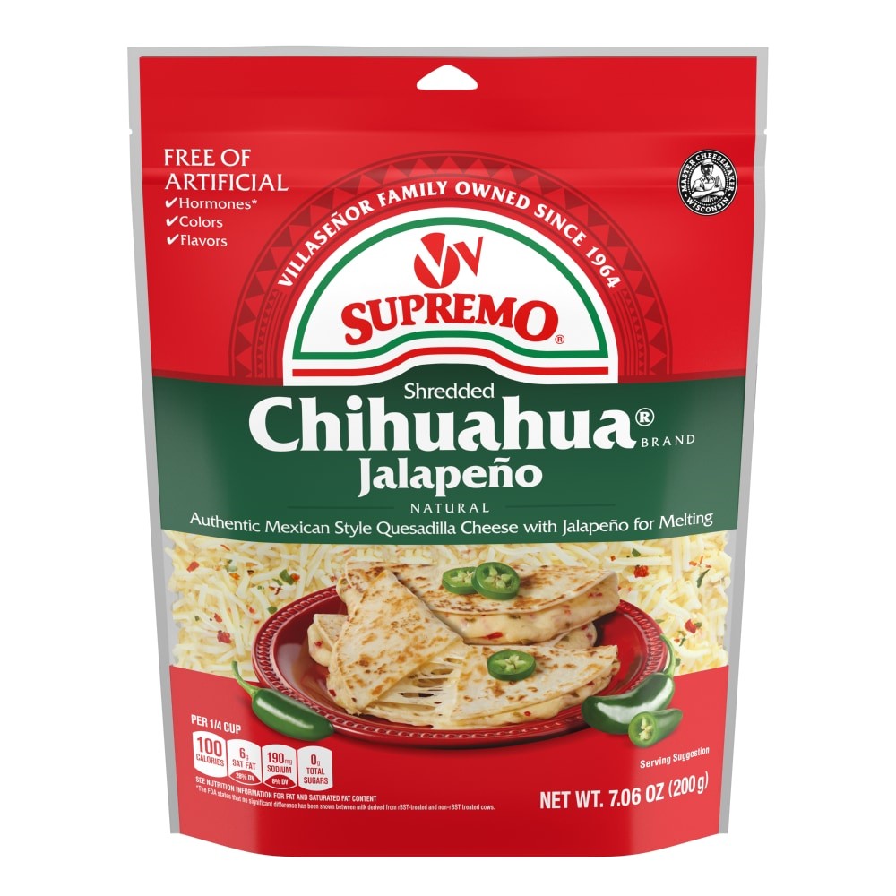 V&V SUPREMO QUESO CH JLP SHRD            7.06 OZ