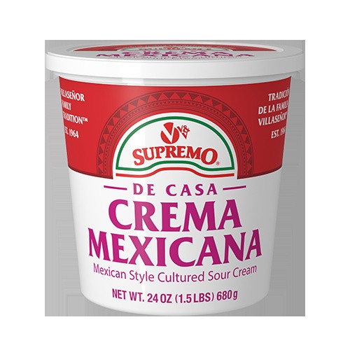 V&V CREMA SUPREMO MEXICANA DE CASA 24 OZ