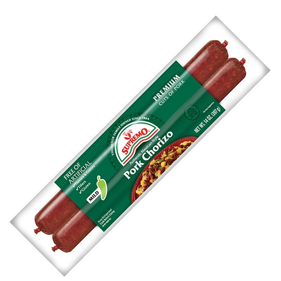 V&V SUPREMO PORK CHORIZO MILD            14 OZ