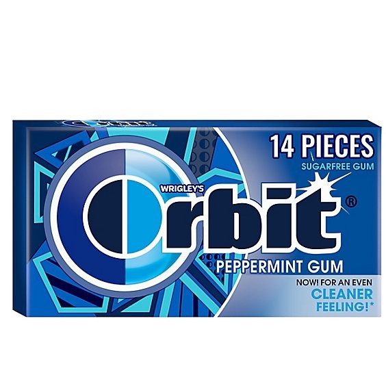 ORBIT PEPPERMINT GUM 14 COUNT