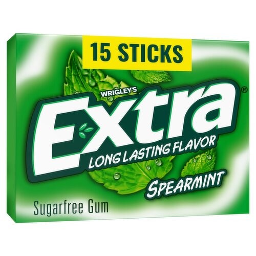 EXTRA LONG LASTING SPEARMINT STICKS 15 COUNT