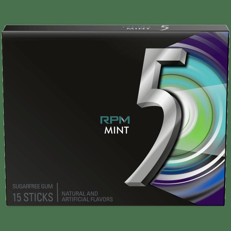 5 GUM RPM MINT 1 PACK