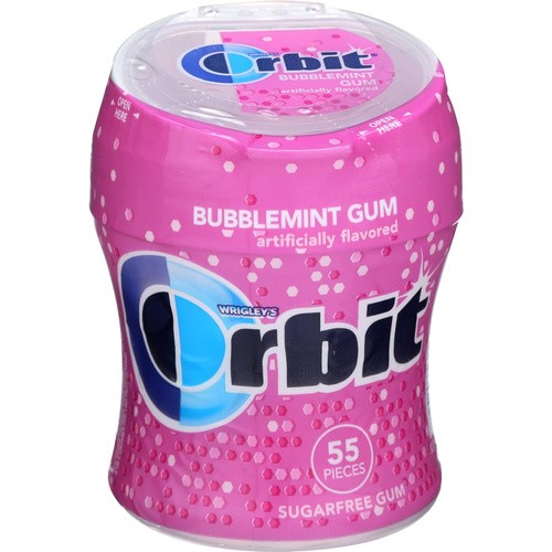 ORBIT BUBBLEMINT 55 COUNT