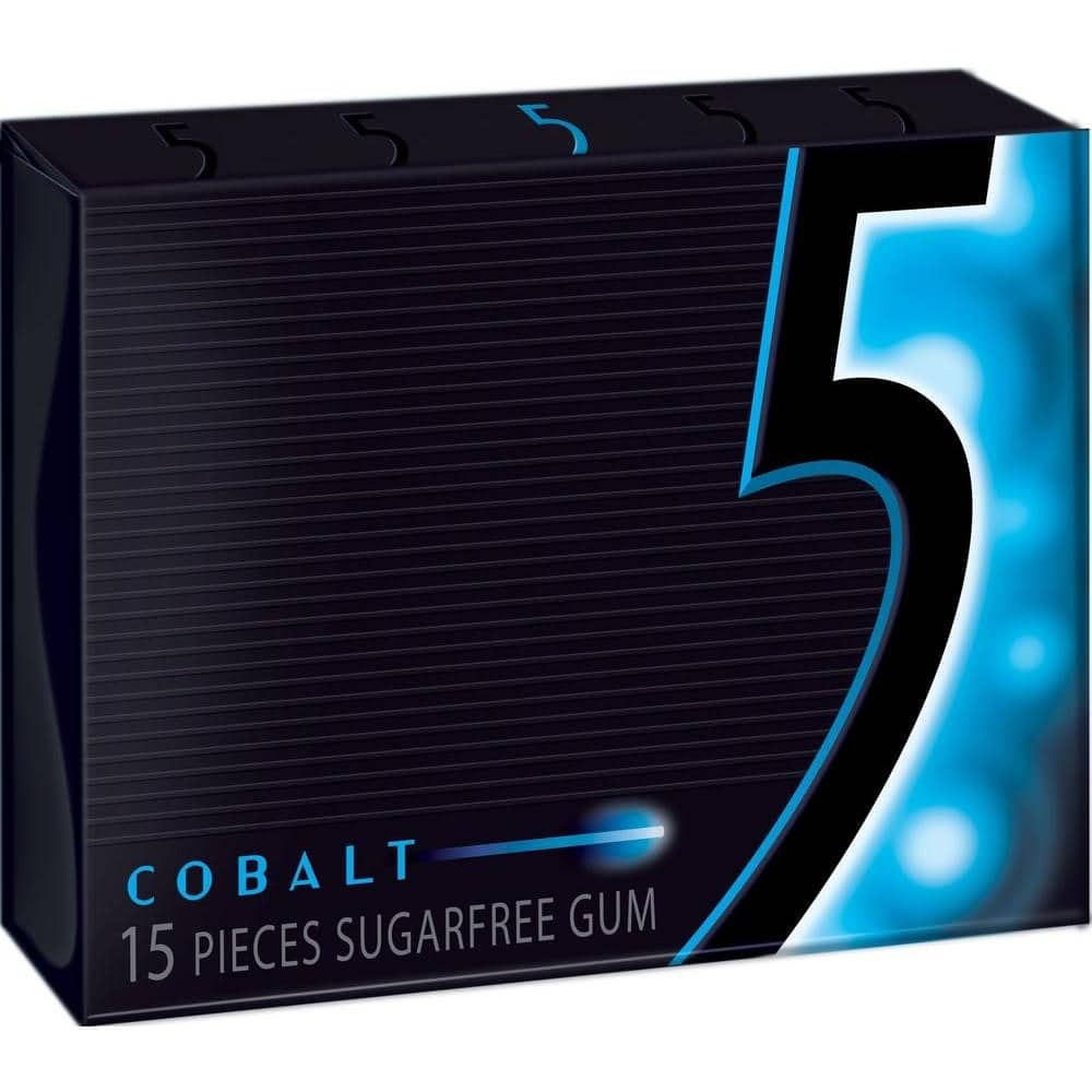 5 GUM COBALT PEPPERMINT 15 COUNT