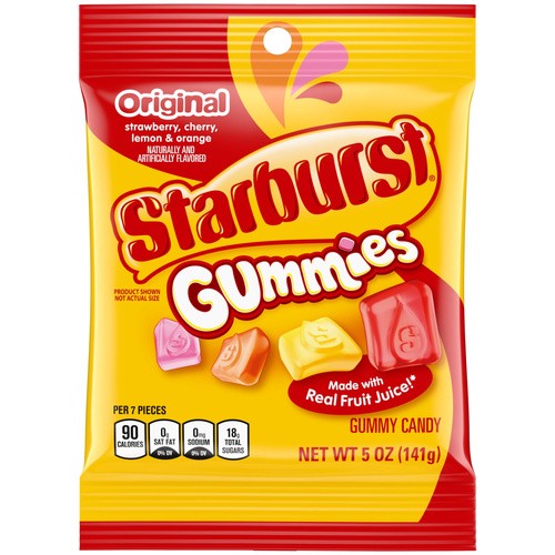STARBURST GUMMI ORIG 5 OZ