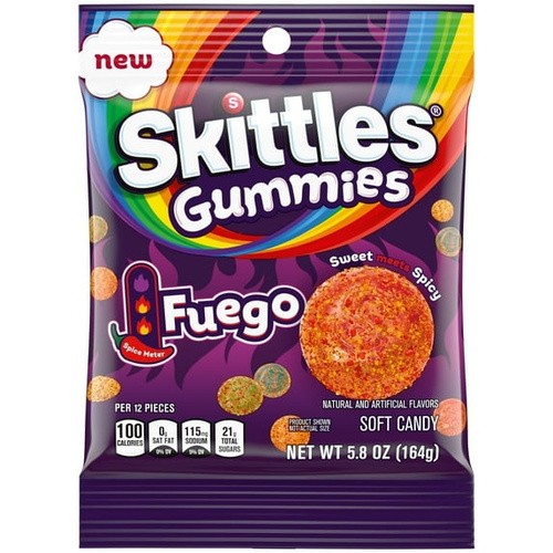 SKITTLES GUMMIES FUE 5.8 OZ